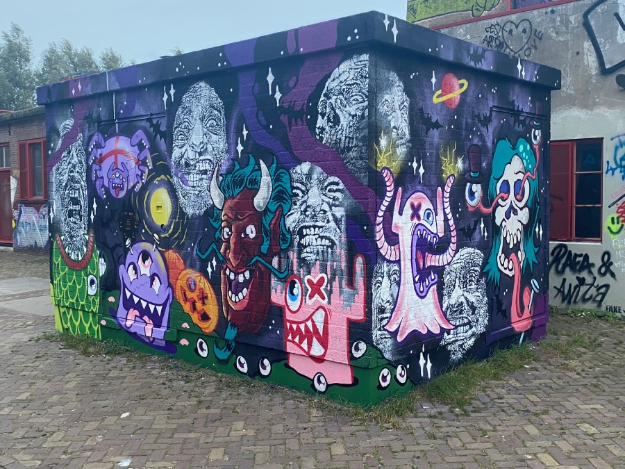 ox alien, sick society, boem, ndsm, graffiti, amsterdam